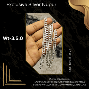 দেশি রুপার নুপুর