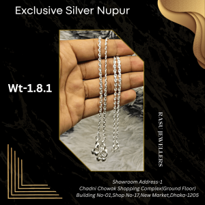দেশি রুপার নুপুর