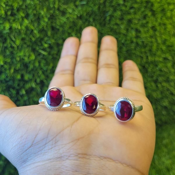 দেশি রুপার রিং