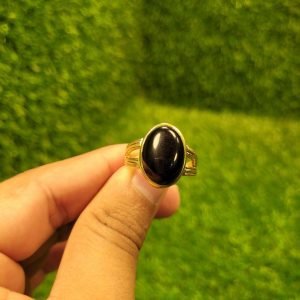 ইয়ামিনি আকিক রিং - ব্লাক কালার