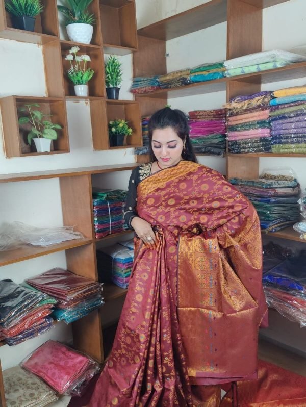 সিল্কের কাতান শাড়ি SR-2