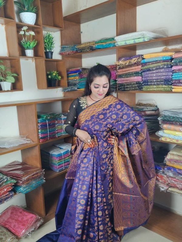 সিল্কের কাতান শাড়ি SR-4