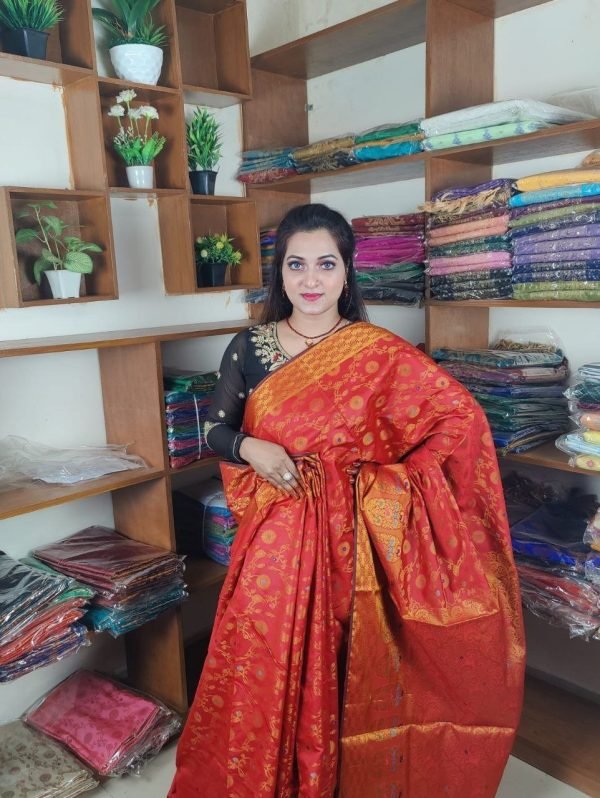 সিল্কের কাতান শাড়ি SR-1