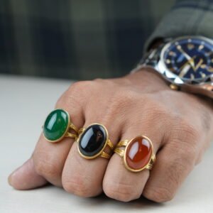 অরজিনাল ইয়ামিনি আকিক পাথরের আংটি